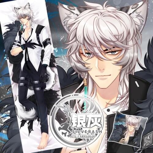 Anime Game SilverAsh Arknights Dakimakura Hugging Body Pillow Case Otaku Male Pillow Cushion Cover Cosplay Decorative Gifts SM