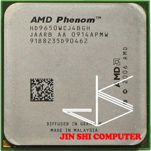Free Shipping AMD Phenom X4 9650 Quad-Core DeskTop 2.3GHz CPU HD9650WCJ4BGH Socket AM2+/940pin
