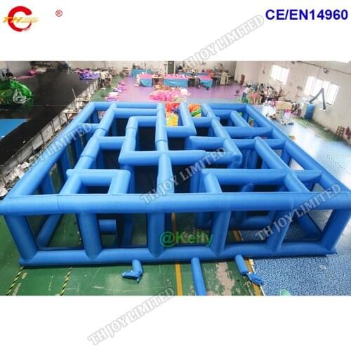 Free door shipping giant inflatable maze tag for sale, outdoor inflatable labyrinth lazer tag carnival games manufacturer