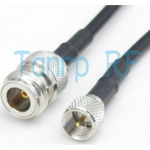 Free shipping! RF Pigtail coaxial jumper cable 100CM 3FEET MINI UHF male plug to N female jack 1M RG58 extension cable