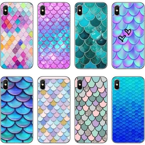 Mermaid Fish Scale pattern Accessories Phone Case For Huawei Honor 20 10i 9X 10 Lite 8S 8C 8X 7C 7X 7A 6C Pro 6 6A 6X 5C V10
