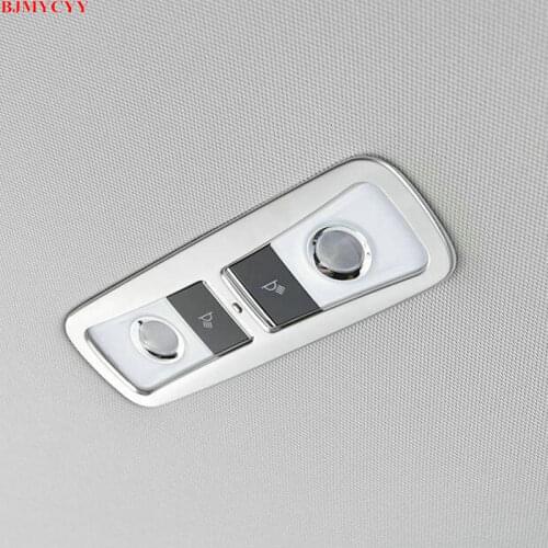BJMYCYY Stainless steel decorative frame for rear reading lamp of automobile For Honda Accord 10th 2018 2019