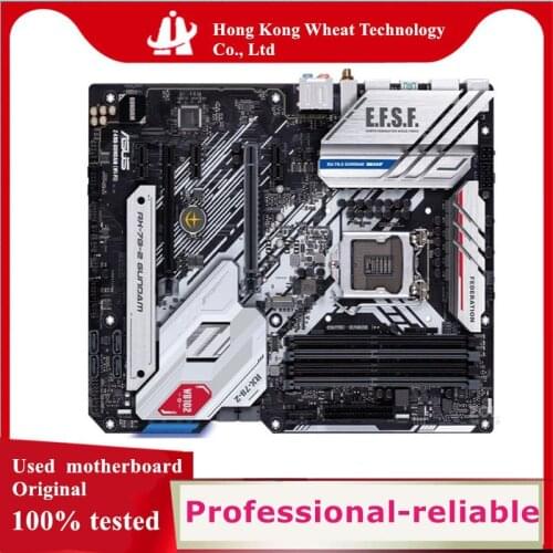For ASUS Z490-GUNDAM Motherboard Socket LGA 1200 M.2 nvme ssd For Intel Z490 Used Original Desktop Mainboard