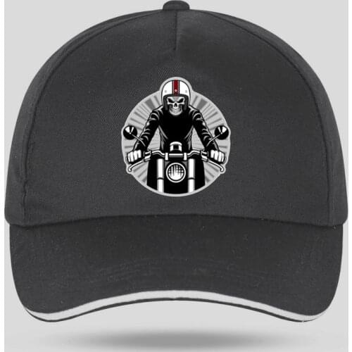 Hot sale Fashion Evil Biker cap Men women Baseball cap Cartoon Dad hat Adjustable Sports Velcro Hat