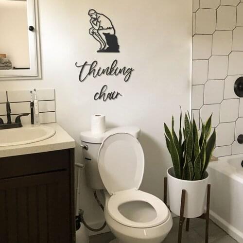 THİNKİNG CHAİR METAL WALL DECOR STYLISH DECOR ART-MINDED MAN LUXURY GOOD QUALITY