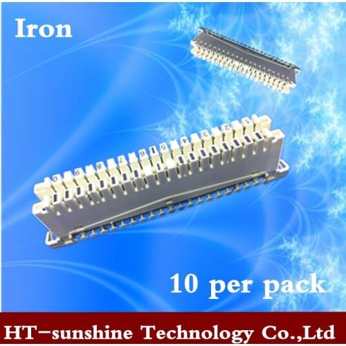 Hot Krone module 10 telephone voice information distribution frame module discharge line snap strip krone 10 per pack