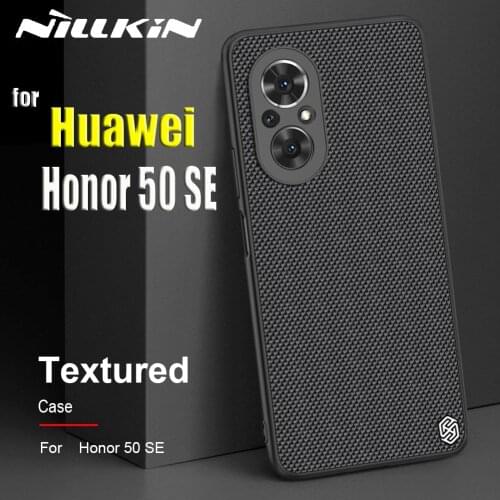 Nilkin Soft Silicon for Huawei Honor 50 SE Case Nillkin Textured Nylon Fiber Durable Non-slip Shockproof Back Cover Honor 50SE