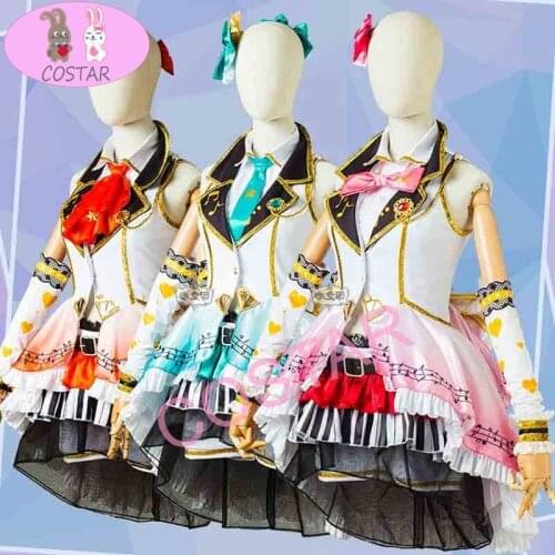 2021 New Anime Lovelive Aqours Cosplay Costume Tsushima Yoshiko Ohara Mari Dress Women Full Set Of Customization LOVE LIVE