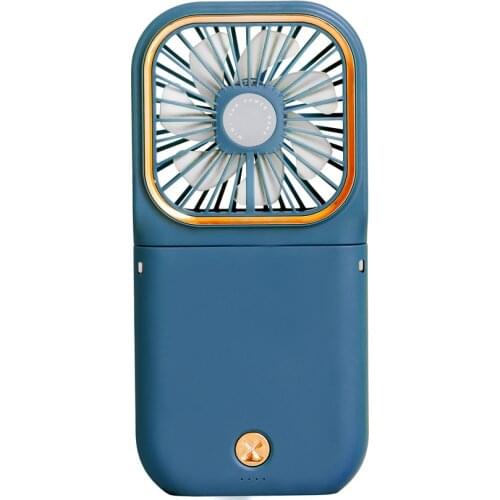 2021 New Handheld Pocket Fan USB Mini Foldable Desktop Small Charging Fan Foreign Trade Lazy Hanging Neck Fan mini fan