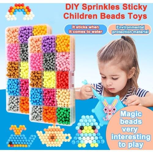Educational Toy Crafts for Kids Beads Multicolor Magic Toys Handicraft Material Package Magic Water Mist Magic Toy Diy Material