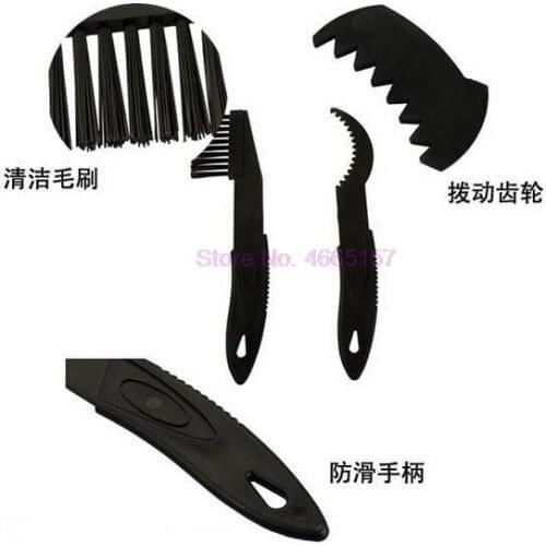 By dhl or fedex 500 sets Portable Bicycle Chain Clean Brush Cleaning Bike Scrubber Tool Bicycle Repair Tools Bicycle Accessories