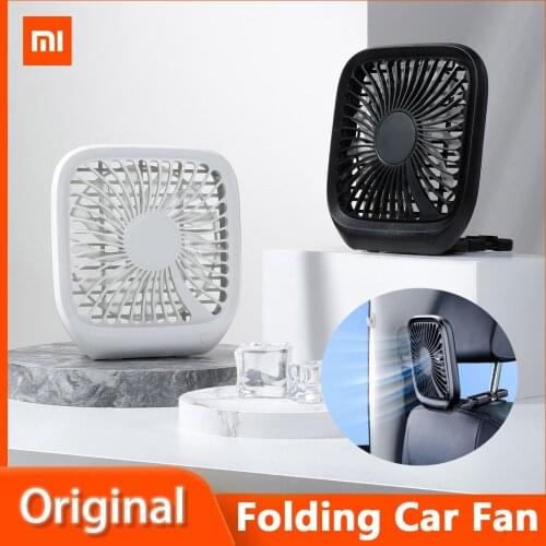 Xiaomi Baseus Car Back Seat Foldable Fan Mini USB Silent Desktop Office Fan Portable Three Grade Wind Speed Cooling Fan