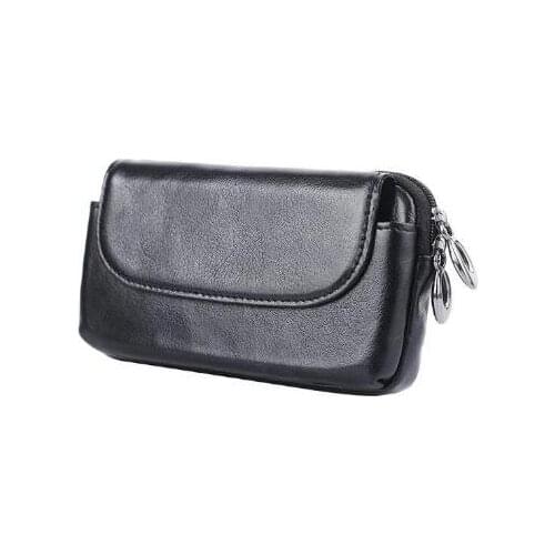 For Blackview E7s BV7000 Pro A9 Pro BV6000s Genuine Leather Belt Clip Phone Bag for Caterpillar CAT S60 AGM X1 Nomu S20 S30 S10