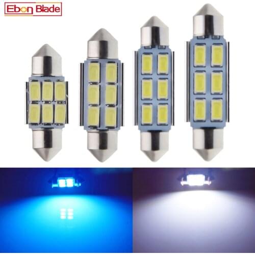 C5W LED CANBUS C10W led bulb Festoon 31mm 36mm 39mm 41mm Car Interior Dome Lamp License Plate Reading Light White Ice Blue 12V