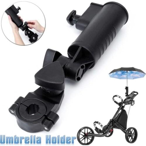 Golf Universal Umbrella Holder Adjustable Angle Golf Trolley Accessories Golf Pull Cart Holder