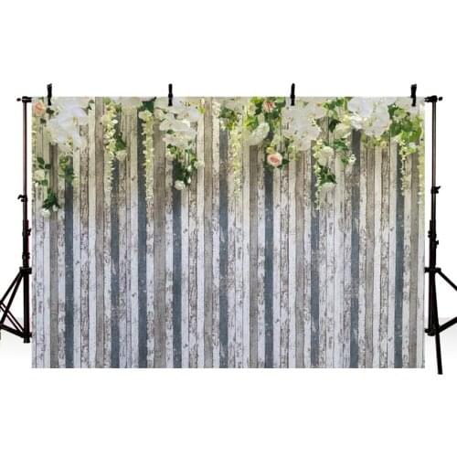 Vinyl Newborn Baby Photography Backdrop Fantasy Floral Wooden Floor Custom Photo Studio Backgrounds Prop Background Photography