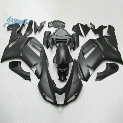 High grade fairings kit for KAWASAKI Ninja ZX 6R 2007 2008 sport ABS plastic fairing kits ZX6R 636 07 08 matte black motorcycles