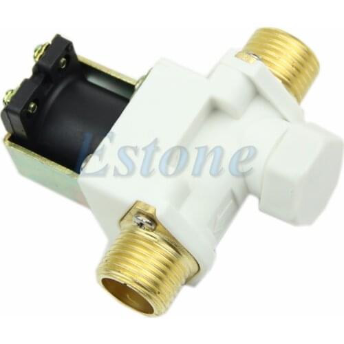 1/2" Electric Solenoid Valve For Water Air N/C Normally Closed DC 12V New