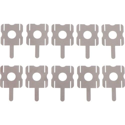 10Pcs 4S 18650 Lithium Battery Pack Replace Spot Weldable U-Shaped Welding Nickel Sheet T6 Battery pack Nickel Plated Steel