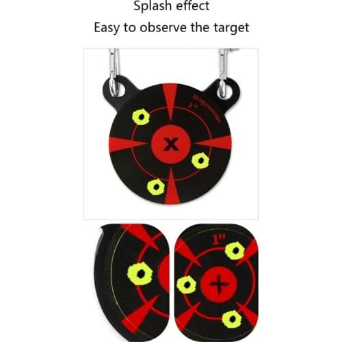 100 Pcs/ Pack) Shooting Training Sticker Sticky Paper Portable and Durable Shooting Paper -1 Inch