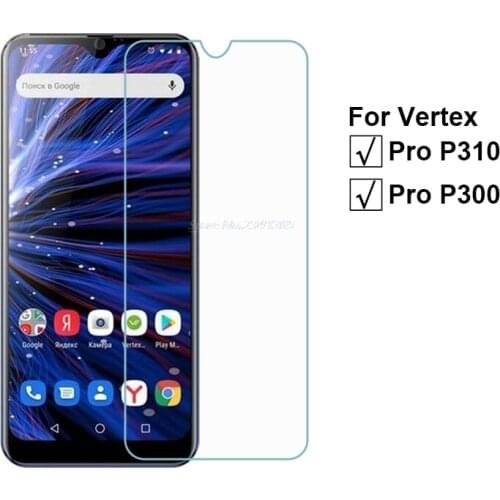 2-1PCS Tempered Glass For Vertex Pro P300 Screen Protector 9H Protective Glass on the for Verre Trempe Vertex Pro P310 Pelicula