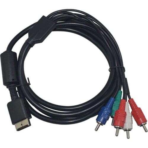 50 PCS New for Sony for PS2 PS3 HDTV AV Audio Video Component Cable for PS2 PS3 Game cable Cord Component Cables