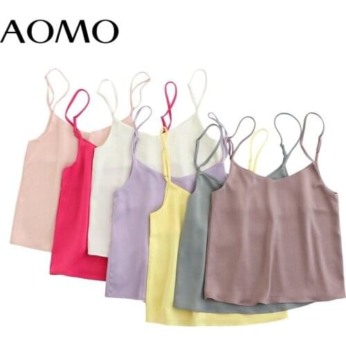AOMO Womens Silk Tops