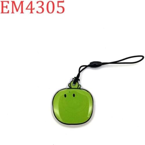 125Khz Rewritable Writable Blank Keyfob Token Tag RFID EM4305 T5577 Keychain Badge Tag Key Fob Ring Access Control Card 1Pcs