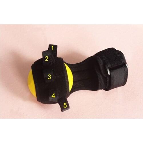 Deluxe Anti-Spasticity Ball Splint Hand Functional Impairment Finger Orthosis Hand Ball Stroke Palsy Rehabilitation Exercise