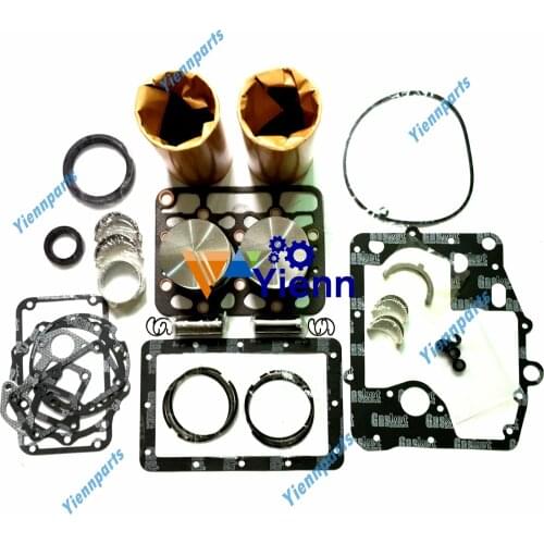 For Kubota Z500 Overhaul Rebuild Kit Piston Bearing Gasket Engine Repair Parts