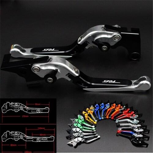For Yamaha R6S USA VERSION 2006-2009 2008 2007 CNC Folding Extendable / Clutch Brake Levers 16 Colors