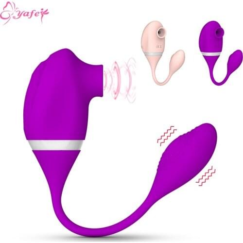 Sucking Licking Clitoris Vibrator Sex Toys for Woman Oral Sex Solo Blowjob Orgasm Vaginal Anal Dildo Masturbator Toys for women