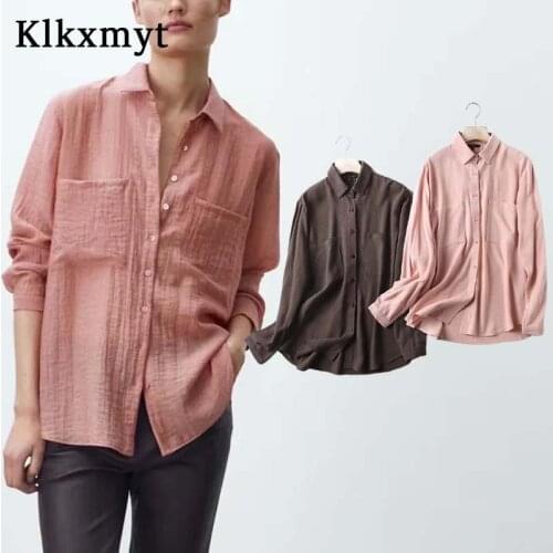 Женские льняные рубашки Klkxmyt China At AliExpress