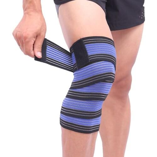 Knee Elbow Wrist Ankle Bondage Brace Tape Elastic Band Cuff Support Wrap Sport Bandage Compression Strap Belt Fitness Gym