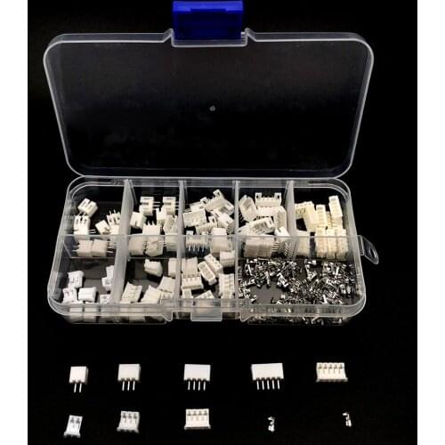 230pcs 40sets PH2.0 2p 3p 4p 5pin 2.0mm Pitch Terminal Kit / Housing / Pin Header JST Connector Wire Connectors Adaptor Kits