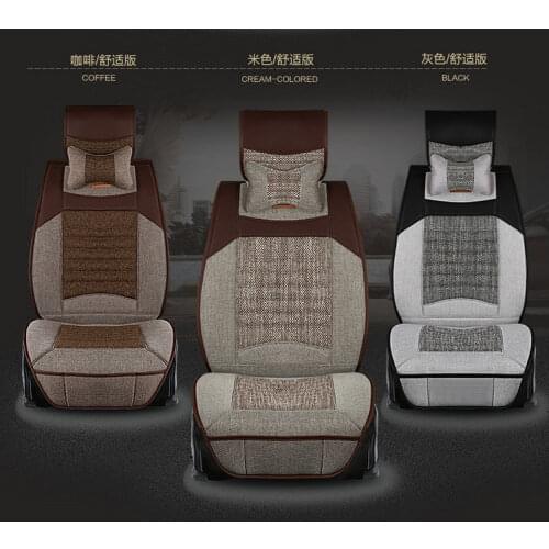 Auto linen cushion set car seat covers pad for FORD Focus Transit Mondeo Fiesta S-MAX Explorer maverick KUGA Escape caravan E150