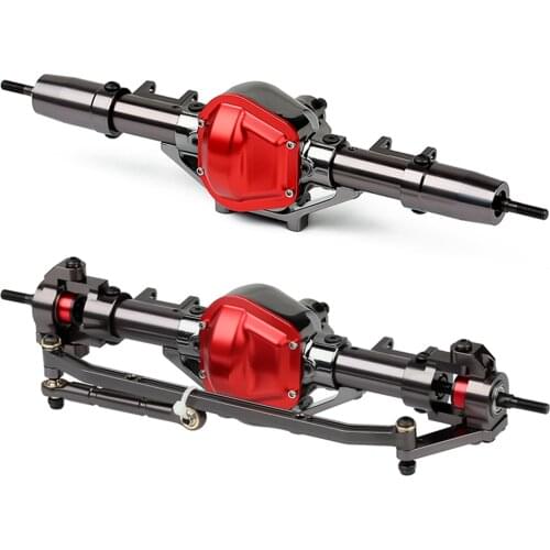Metal CNC Front Rear Axle for 1/10 RC Rock Crawler Car Axial SCX10 Upgrade Parts