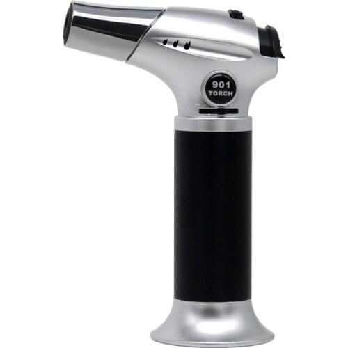 Inflatable Windproof Straight Into The Lighter Outdoor Barbecue Point Carbon Fixed Fire Lighter Torch Kitchen Gadgets For Men