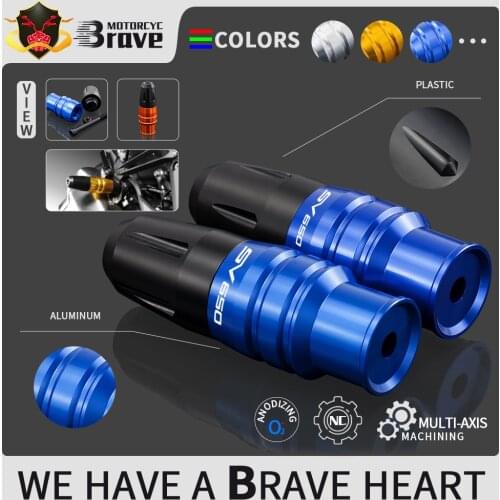 2019 New Motorcycle Accessories parts Exhaust Sliders Crash Pads Protector For SV650 S SV 650 SV 650X SV 650/X 1999-2019 2020