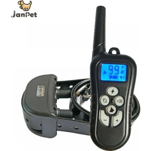 JanPet 500m Remote Dog Training Collar Waterproof Electric Shock Collar Dog Training With Vibration/Shock/ Tone