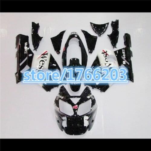 Fit for KAWASAKI Ninja ZX-12R 02-04 ZX12R 2002- 2004 ZX 12R 02 03 04 12R 2002 2003 2004 white black WEST Fairing