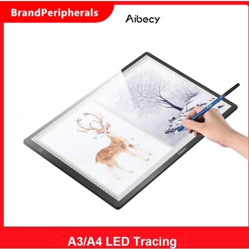 Portable Magnetic A4 Light Box Tracing Light Pad Board LED Artcraft Copy Board Tracer USB Powered Dimmable Brightness