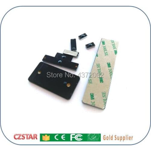 Waterproof pcb material 860-960mhz long range anti metal adhesive label uhf rfid asset tag with Alien H3 Monza 4QT