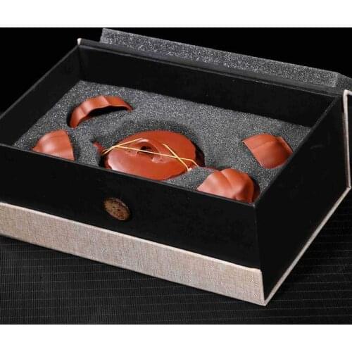 Yixing recommended manufacturers tea suit jin wen stone gourd ladle covered 5 times wholesale gift kung fu tea LOGO