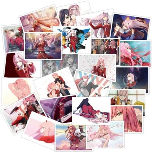 10/30/50PCS Anime DARLING In The FRANXX Cartoon Graffiti Girl Toy Helmet Suitcase Skateboard Mobile Phone Waterproof Stickers