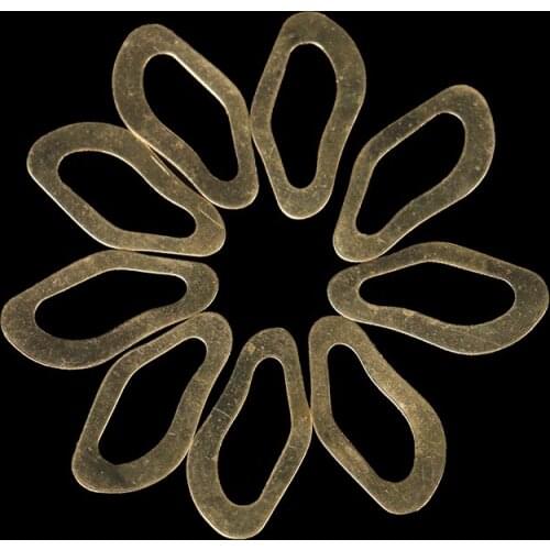 16*31.5mm Geometric Shape Irregular Plane Non-porous Oval Pendant DIY Fashion Charm Jewelry Accessories