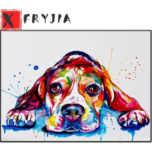 Diamond Embroidery Cocker Spaniel 5D Cross Stitch Diamond Painting Rhinestone Full Square round stones Beadwork Diamond Mosaic