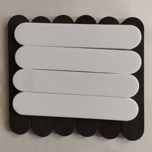 Amazon hot sale 100pcs EVA Foam Cap hat Size Reducer Tape Sweatband Hats Cap Saver hat size sticker wholesale Black and White