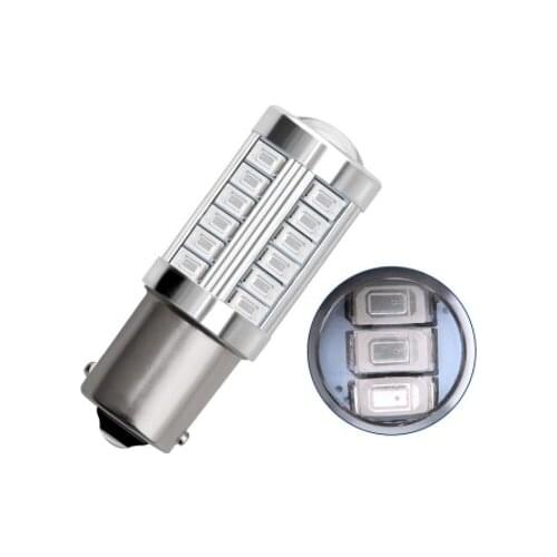 Car led bulb COB smd 1156 33LED 5630 BA15S BAU15S P21W turn Signal Light auto brake Lamp car Backup Reverse Light 12V
