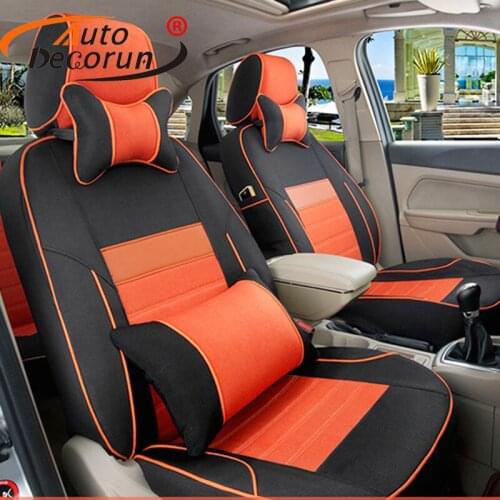 AutoDecorun Car seat cover for Mitsubishi ASX 2013 2014 2015 2016 seat covers sets cars accessories linen auto supports cushions